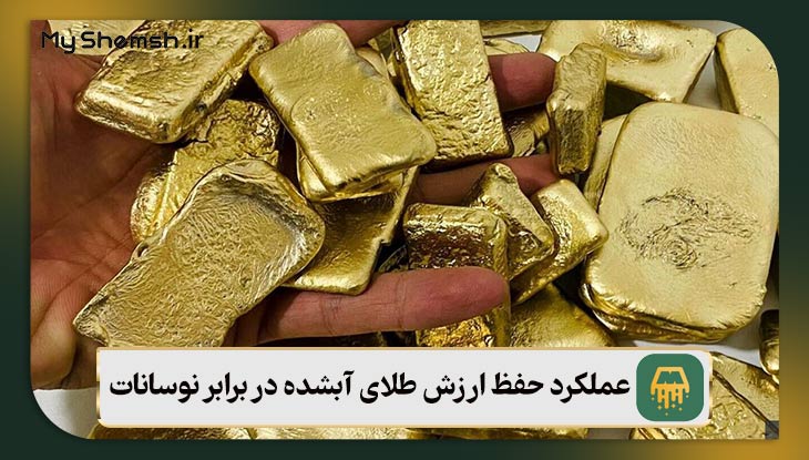 عملکرد حفظ ارزش طلای آبشده در برابر نوسانات