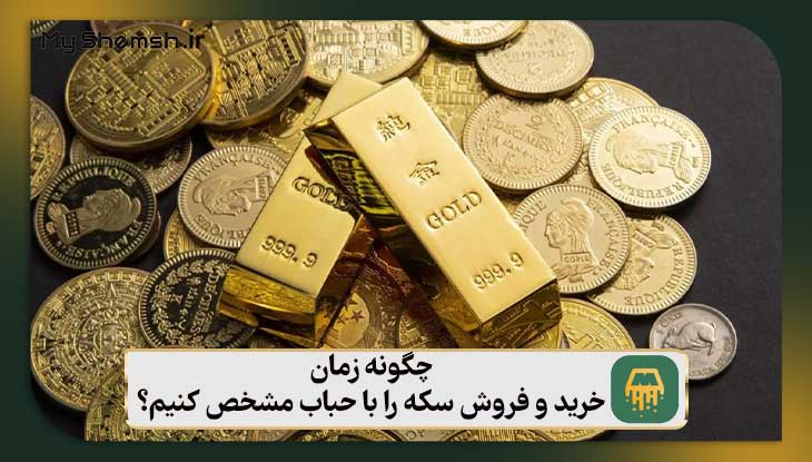 چگونه زمان خرید و فروش سکه را با حباب مشخص کنیم؟